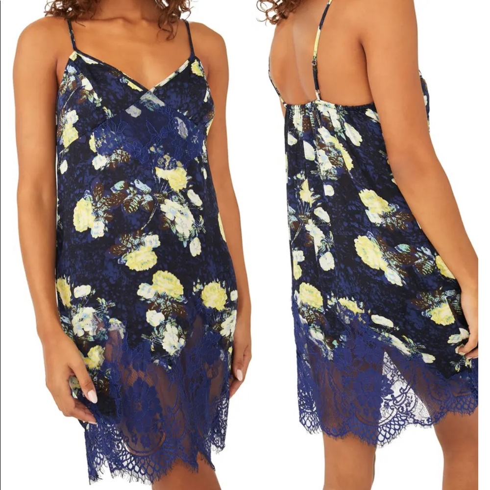 Free People Sunfade Slip Dress Night Combo